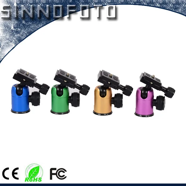 Durable elegant wholesale bright in color SINNOFOTO fitted camera manufacturers professional mini ball head