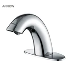 ARROW brand electric battery basin mixer cold water infrared sensor kitchen automatic faucet