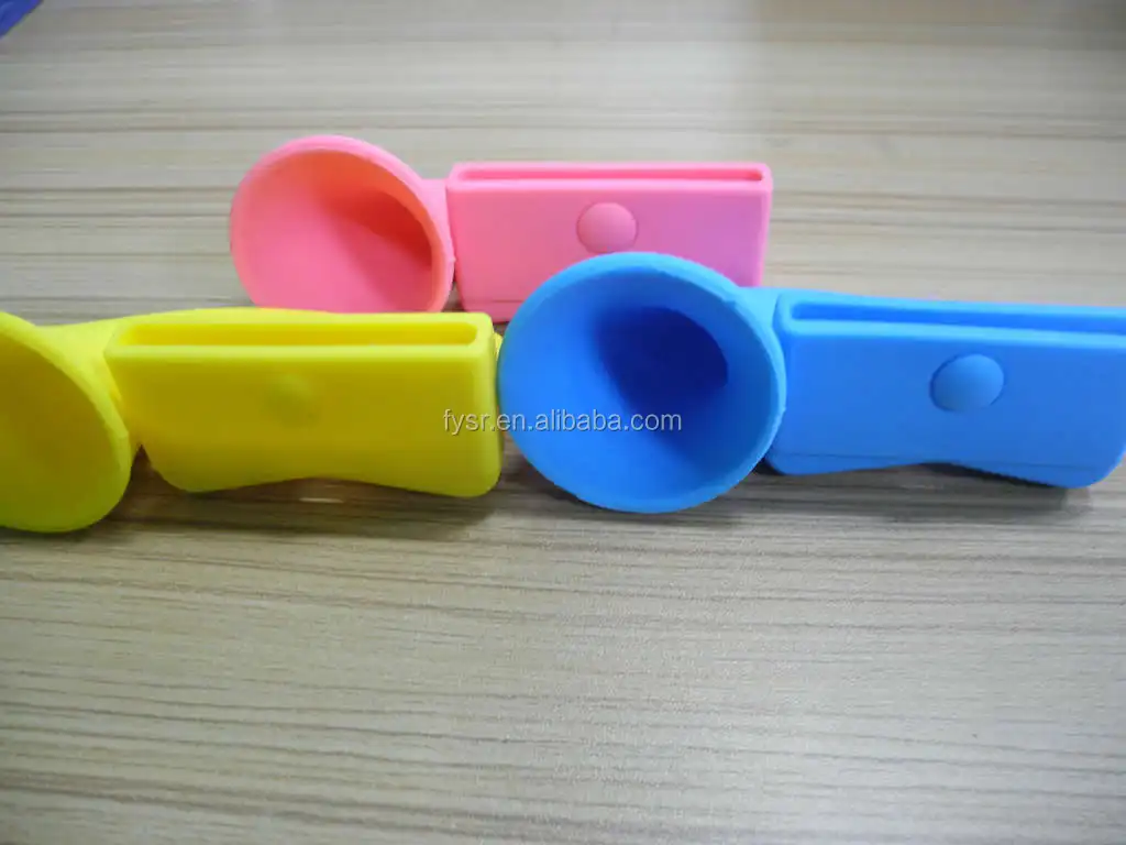custom silicone smart phone loudspeaker silicone mobilephone megaphone - ANKUX.COM