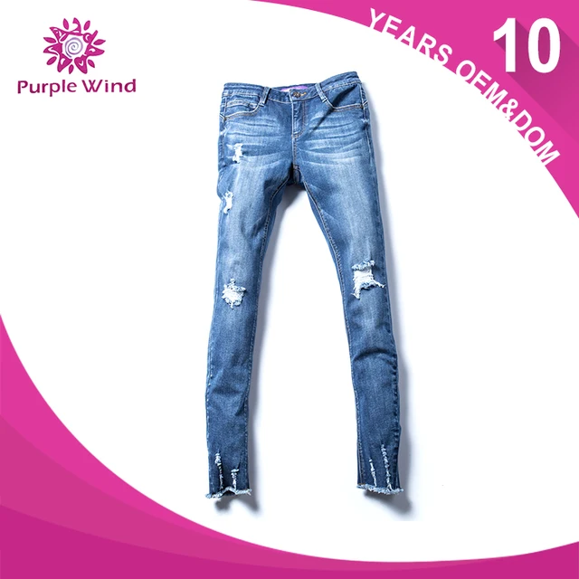 Top Quality Fashion new design denim girl jean pant