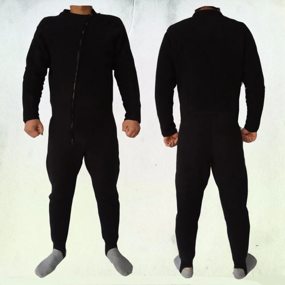 Lichtgewicht Thermische Onderpak Fleece Droogpak Full Body Warme Fleece, Ritssluiting. Zwart|undersuit| AliExpress