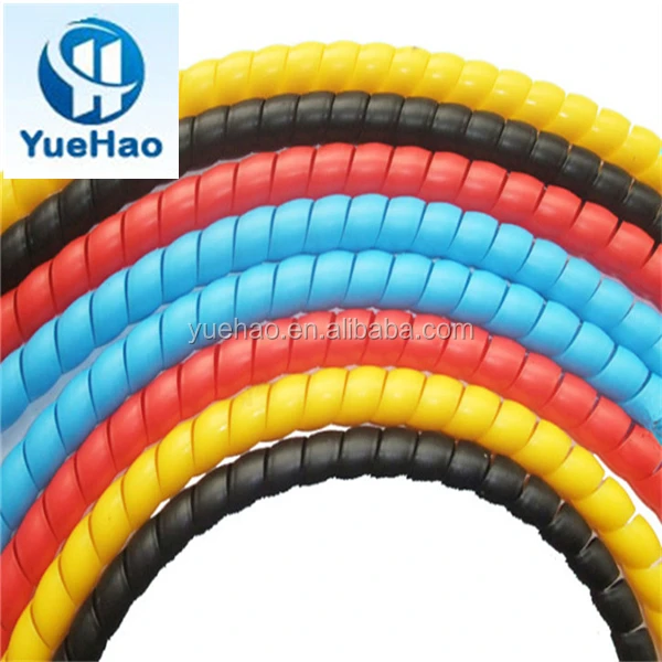 high pressure pipe case/spiral nylon protective sleeve/plastic protective sleeve