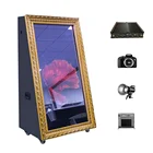 62" Wedding Birthday Party Events Touch Screen Magic Selfie Mirror Photo Booth Vending Machine
