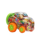 100pcs Funny Beetle Jar Toy Soft Jelly Fruit Candy
