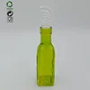 Wholesale Oil And Vinegar Glass Condiment Packaging Clear Glass Cruet Set for Oil and Vinegar and Spice With Conch Lid