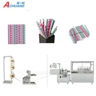 Automatic paper drinking straw making machine