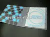 plastic 2d ring clip blind folder with index paper