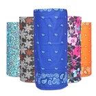 Wholesale Polyester Fabric Casual Multifunctional Printing Outdoor Sports Tube Seamless Bandana