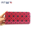 Alibaba manufacturer low MOQ customized bling fashion lady purse wallet with phone holder