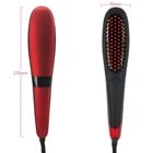 2018professional electric LCD fast heating hair straightener portable flat iron hair brush