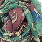 Georgette Scarf Luxury Customized Digital Print 8mm 100% Pure Silk Georgette Scarf Head Hijab