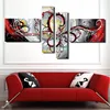 Cheap China Wholesale Abstract group Canvas Art 4panels Group Printed Oil Painting