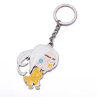 Jiabo custom enamel sublimation anime cartoon keyrings novelty