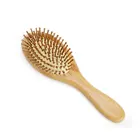 High Quality Bamboo Airbag Comb Custom Logo Natural Bamboo Massage Comb