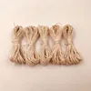 1mm DIY Waxed Cotton Cord for Silicone Pacifier clip/teething bracelet/ cotton cord for baby jewelry and accessories 5 Meters
