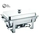Luxury rectangular chafing dish With Stackable Stand