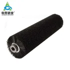 Cylindrical Coil Brushes Bristle Hair Roller Soft Nylon Polishing Brush Rotary Brush