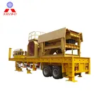 Mining equipment double toggle granite flexible jaw mobile crusher manufacturer price India