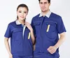 Unisex workwear factory short sleeve uniform jacket employee uniform overall