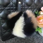 Fur Rabbit Handbag Decoration Accessories Fake Fur Keychain Ball Rabbit Fur Pom Poms