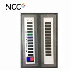 EN71 clothes thermometer OEM LCD display room thermometer strip with self adhesive sticker
