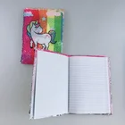 School Supplies School Notebook A5 Customised Kids A5 Or A6 School Supplies Diary Sequin Cartoon Notebook
