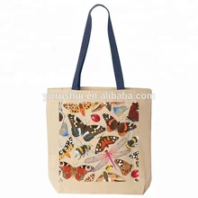 100% Cotton Canvas Handbags For Womens Online with Customized Logo Printing