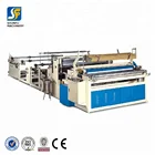 Factory Hot Selling Automatic Toilet Tube Core Paper Rewinding Cutting Machine