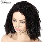 VMAE Baby Natural 130 150 Afro Kinky Curly 4A 4B 4C Frontal Cuticle Aligned Virgin Brazilian Human full Lace Hair Raw Wi