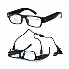 Wholesale led light eyewear, chargeable led reading glasses