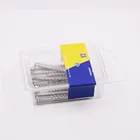 Diamond Point Plastic box packing for DIY shop flat head twist shank brushed stainless steel spiral spike nails