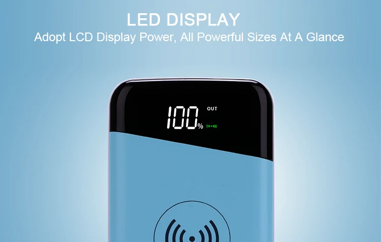 Beautiful Wireless Charging Charger Lithium Battery Cell Power Bank Pink - ANKUX.COM