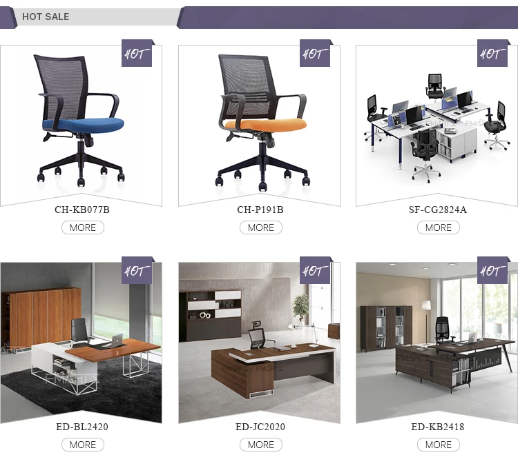 Perfect Design Simple Modern European Style MFC Table Furniture Executive Office Desk