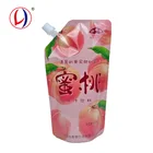 520ml Reclosable Spout Stand Up Drink Liquid Pouch For Custom Printed