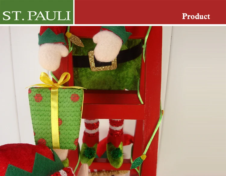 shop plush climbing ladder elf toy wooden christmas gifts for