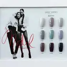 Elegant Westink Gel Polish Caixuan Westink 9color Small Collections Elegant Grey Serie/ Aurora Serie Gel Nail Polish Kit