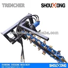 Ditcher Attachment, Ditcher Equipment for Skid Steer Loader, Excavator, Backhoe loader