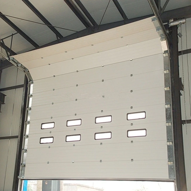 China Insulated Overhead Sectional Garage Door Vertical Door Hf