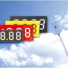 Magnetic Gas Price Sign Numbers four digits flip board