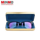 Gold fashion pretty eyeglasses case/best price hard eyeglasses case-MINMO