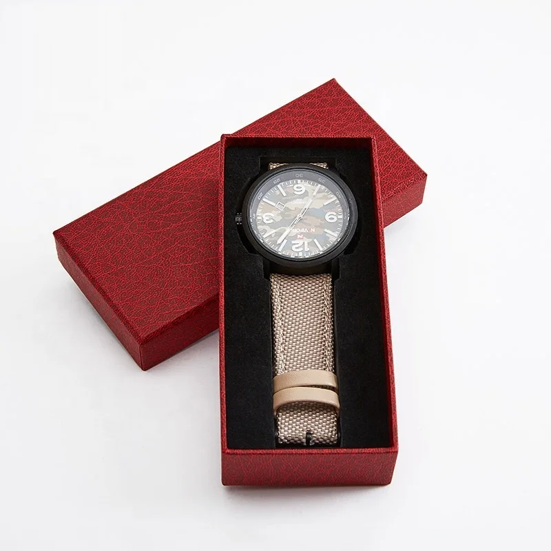 cardboard boxes wholesale leatherette printed custom logo luxury