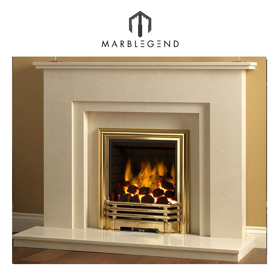 Simple Decorative For House Hot Sale Indoor Used Fireplace Mantel