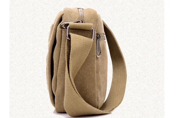 Wholesale unisex crossbody sliing bag canvas messenger shoulder bag for men 2017