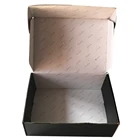 Cake box packaging paper child resistant box corrugated price list black shipping box with logo
