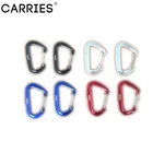 Customised logo and color Aluminium Wire gate carabiner lighter