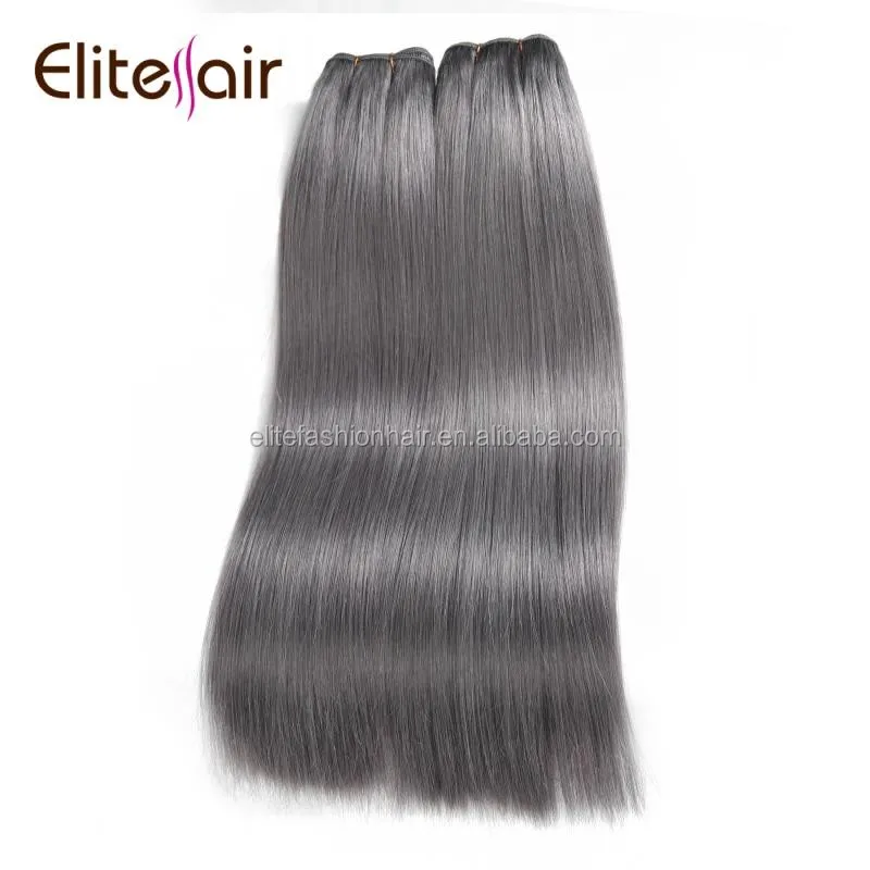 indian remy gray hair extension