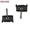 Black Nylon Double Square Guide Rail Clamp with Pin/Conveyor Plastic Guide Clamp