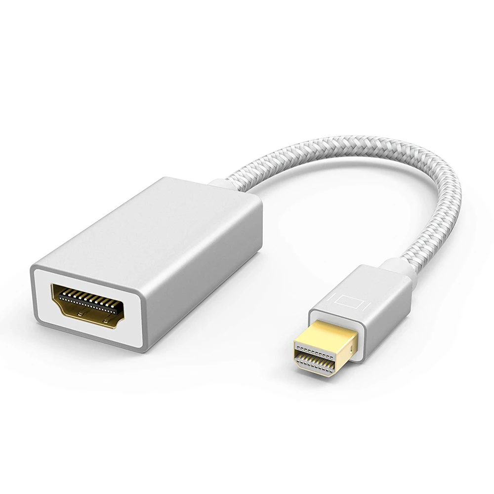 Mini Display Port to HDMI Converter Video Cable Male to Female 3D Audio Thunderbolt Mini DP to HDMI Adapter for iMac - ANKUX.COM