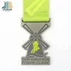 Sports runner shaped print on medal