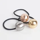 Fashion Elastic hair tie Metal Ball Hair band Korean hair accessories ponytail holder